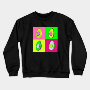 Avocado Pop Art Crewneck Sweatshirt